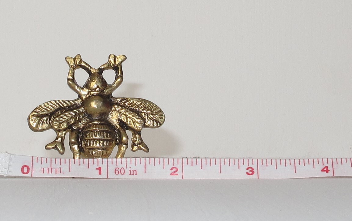 Gold Bees and Antique Brass Bumble Bee Knob Decorative Etsy