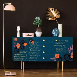 Fleur Noir Furniture Transfer: CeCe reStyled Decor, 2 Sheets