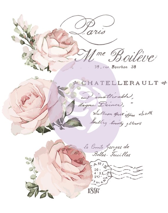 Chatellerault Transfer By Prima Redesign Etsy etsy