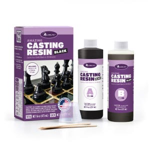 Black Casting Resin: Fast-Cure Polyurethane for DIY Moulds & Crafts