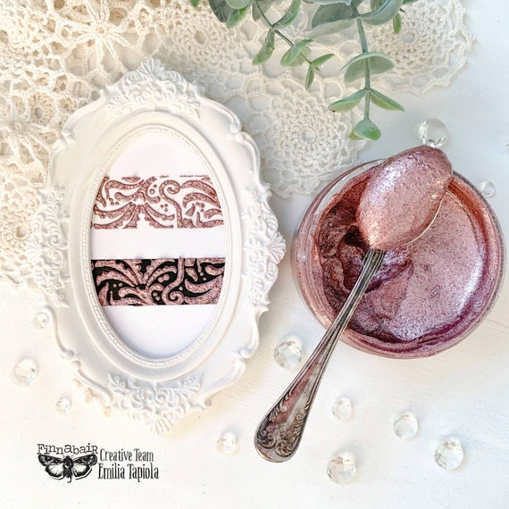Rose Quartz Art Extravagance Jewel Texture Paste - 1 jar 100ml