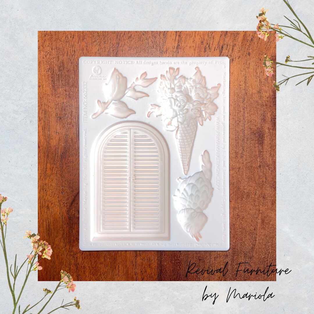 【新品】Finnabair 5x8インチシリコンモールド (Love Machi Finnabair Underworld デコレーションモールド：頭蓋骨、骨、翼 - 5