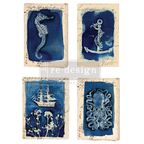 Seashore Prima Transfer Etsy