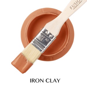 Iron Clay - Fusion Mineral Paint - Furniture Paint for DIY & Home Decor - Matte Finish - Non-Toxic, Easy to Apply, Durable Paint