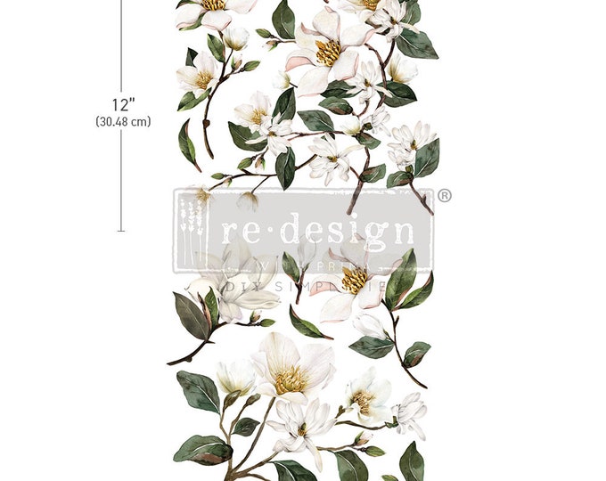 Magnolia Garden Maxi Transfer Rub on Transfer Furniture Etsy