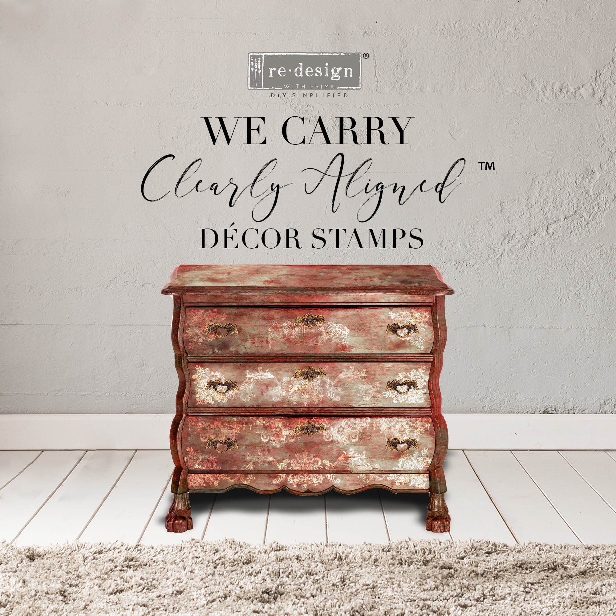 Stamps Elegance Scroll Redesign Decor Clearcling Stamp Etsy