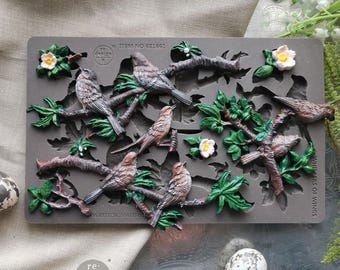 Whispers of Wings Silicone Mould: Decor, Food Safe - 5" x 8"