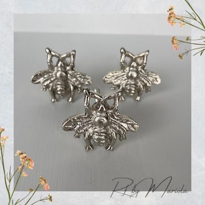 Handgemaakte bijenknop: decoratieve messing meubelknop