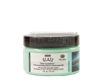 Mint Condition Cece Glaze - 1 jar, 4oz - Art Medium - Redesign Glaze Medium