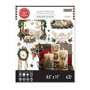 Sacred Night Krippen Dekor Deko - Redesign mit Prima - 22 cm x 28 cm