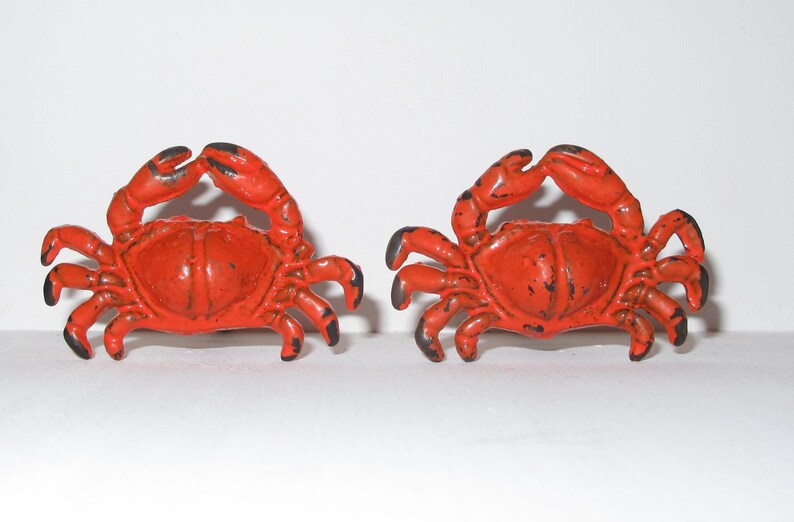 Crab Dresser Knobs Decorative Furniture Pulls