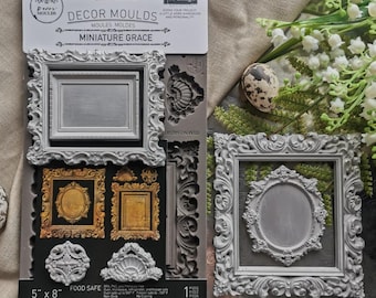 Miniature Grace Silicone Mould: Decor, Food Safe - 5" x 8"