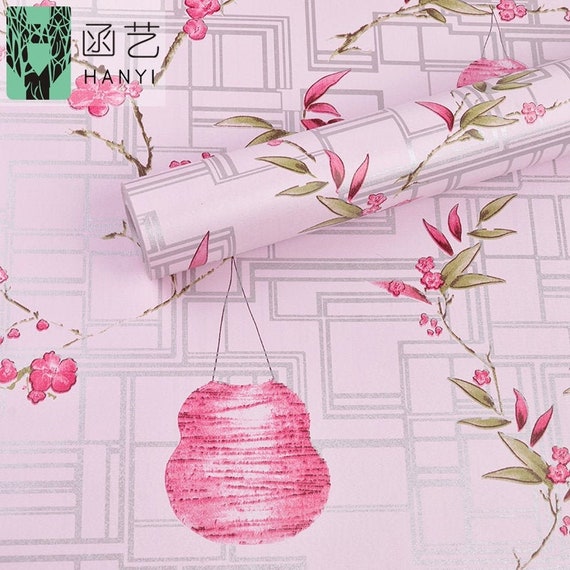 Pink Lanterns Drawer Liners - Peel & Stick - Self Adhesive Drawer Liners -  Contact Paper - Shelf Liner - Stick on Wallpaper