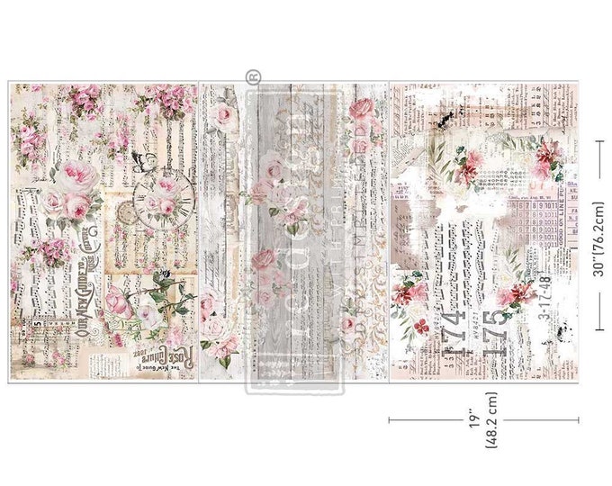 4 Decoupage Napkins Tiny Charlotte Roses Rose Napkins Floral Napkins