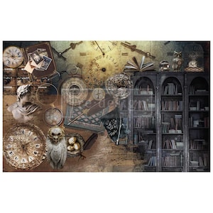 LIMITED EDITION - A1 Archival Notes Decoupage Fiber Paper - Redesign Fiber Paper - Furniture Decor Paper - 23.4" x 33.1"