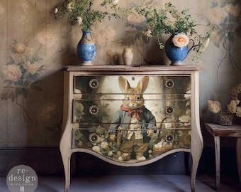 Dreamy Bunnies Decoupage Paper - Redesign with Prima (3-Pack)