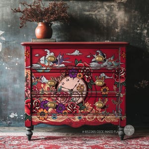 CeCe Inked Flash Decor Transfer by reDesign (24&quot; x 35&quot; Sheets)