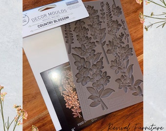 Country Blossom Silicone Decor Mould - Redesign with Prima 5" x 8"
