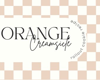 Recette de biscuits à l'orange creamsicle PDF