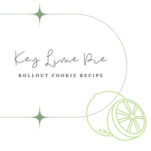 PDF-bestand met recept voor uitrolkoekje Key Lime Pie