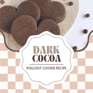Dark Cocoa Rollout Cookie Recipe PDF