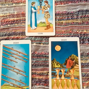Vergangenheit Gegenwart Zukunft Mini Tarot Kartenlegung