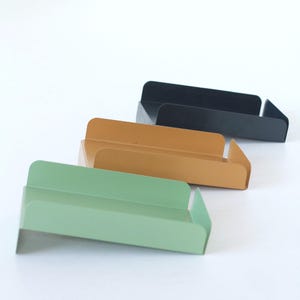 Accessori per scrivania da ufficio, Organizer da scrivania in metallo, Organizer per posta, Porta riviste moderno, Vassoio per impilare documenti cartacei