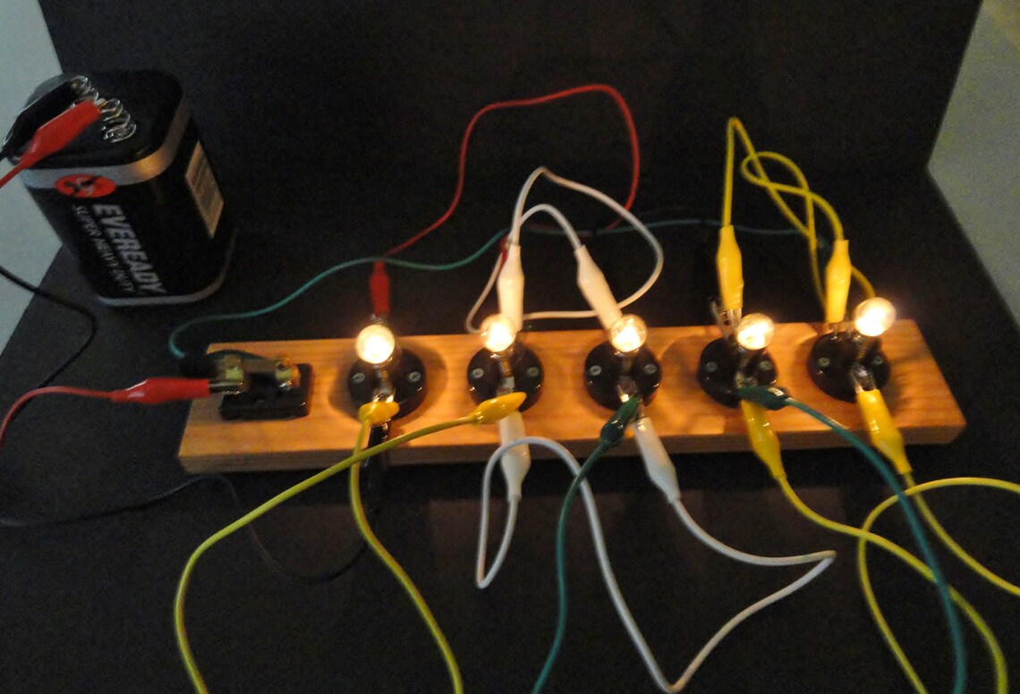 Basic Circuit Kit for Teaching Series and Parallel Circuits Etsy