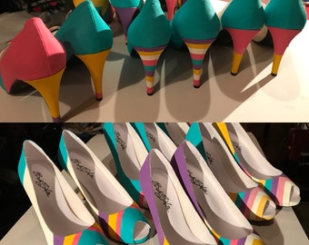 Custom Handpainted and Decorated Shoes