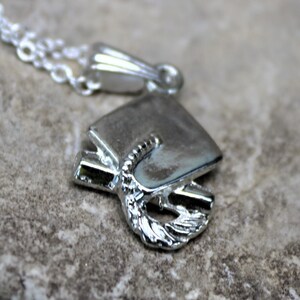 Graduation Cap Charm Necklace, Meaningful Keepsake Pendant, College, High School or 8th Grade Milestone
