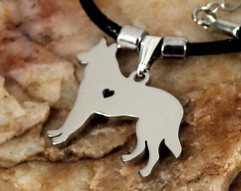 German Shepherd Dog Standing Necklace