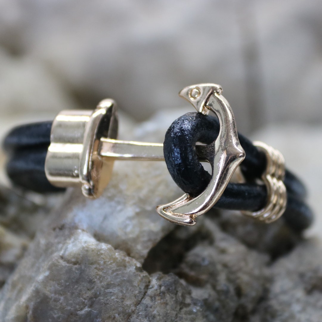 Anchor Hook Bracelet in Silver or Gold Nautical Accessory Etsy Canada