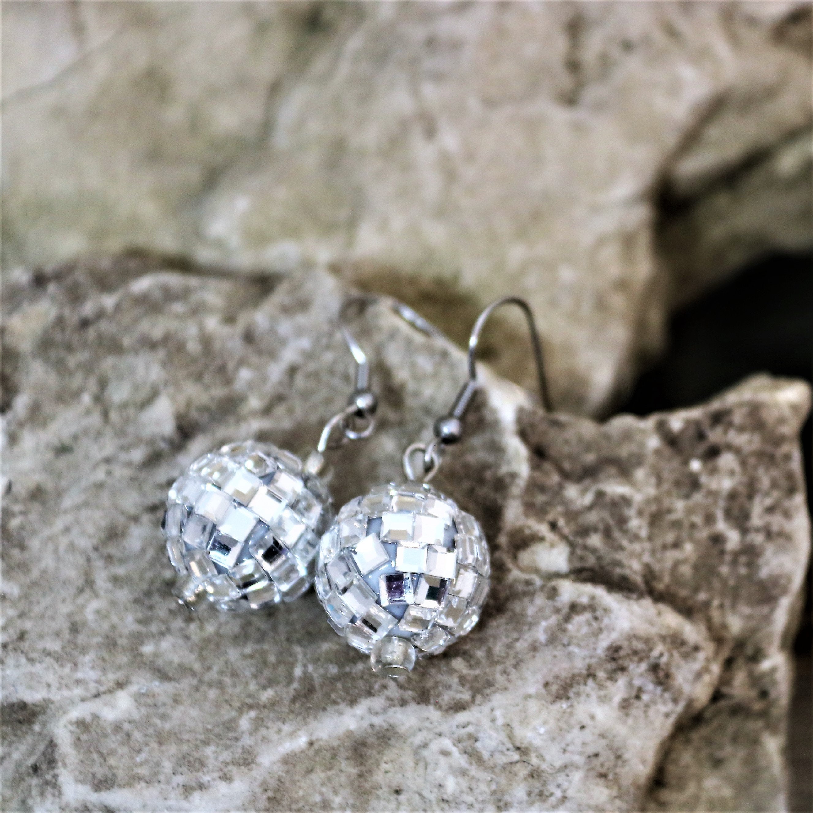 Disco Ball Earrings New Years Jewelry Accessory Fashion Etsy