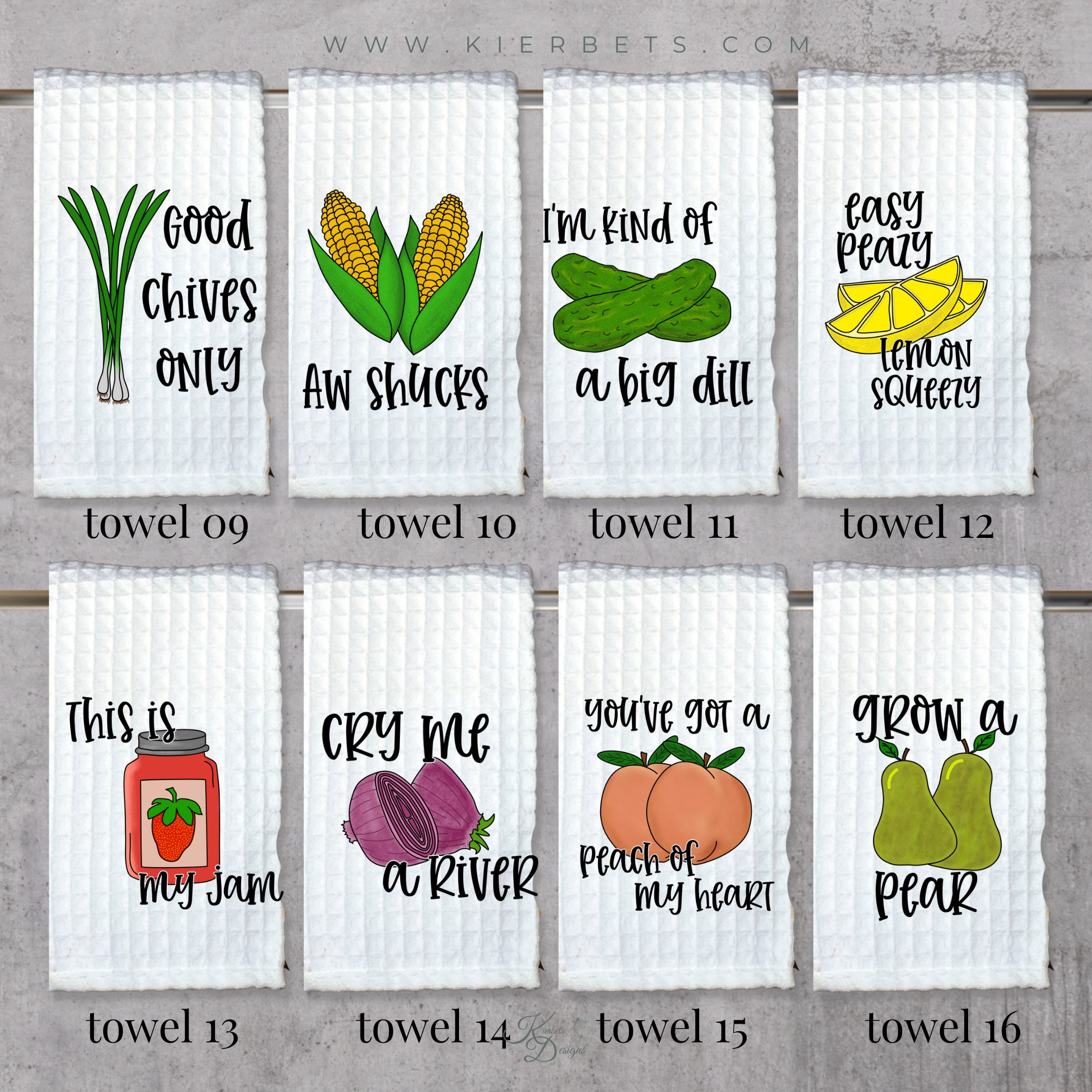 Funny Kitchen Towel “Sewciopath” Sewing Quilting Pun – Shop Iowa