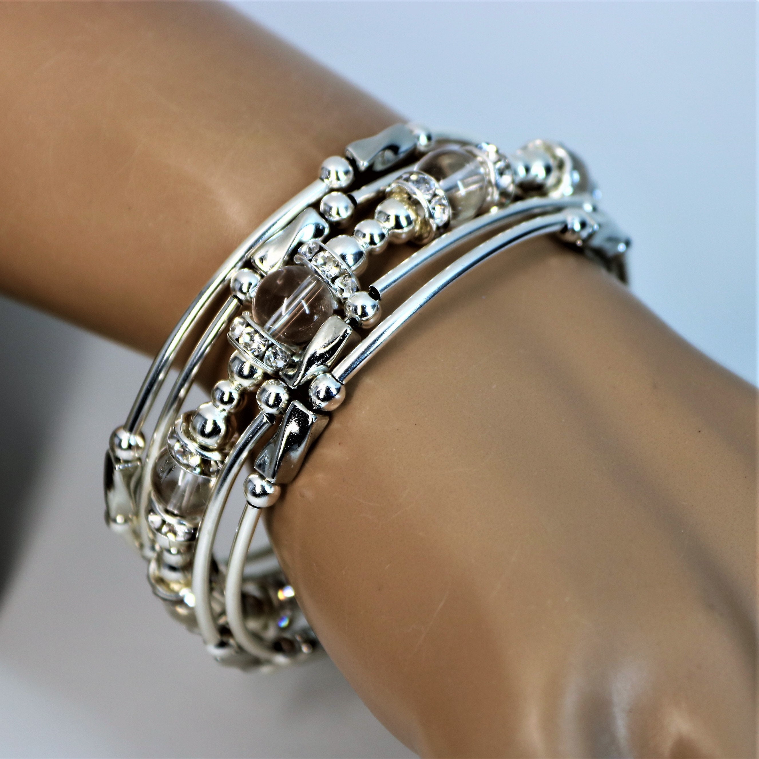 Clear Crystal Quartz Bracelet