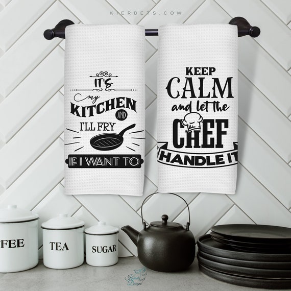 Baking Microfiber Towels Set of 4, Housewarming Gifts for New Home, Tea  Towels for Kitchen Funny, Mom Kitchen Gift, Wedding Kitchen, Funny Dish  Towels