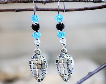 Hockey Goalie Earrings AHL,NHL College or High School Teams, Game Day Sport Theme Jewelry, Gift for Her