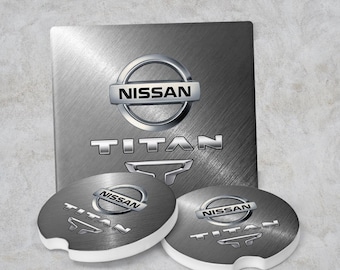 Nissan Titan Truck  Coasters Set, Car Coaster Set for Truck, New Vehicle Gift