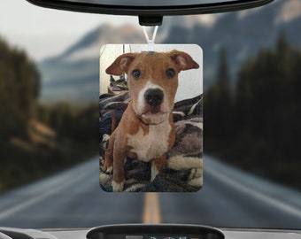 Custom Photo Air Freshener, Double Sided Personalized Vehicle Accessory Gift Idea, Freshies for New Car, Truck, Office  Vehicle Accessories