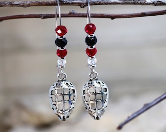AHL Hockey Goalie Earrings Atlantic Division, Game Day Sport Theme Jewelry, Gift for Her