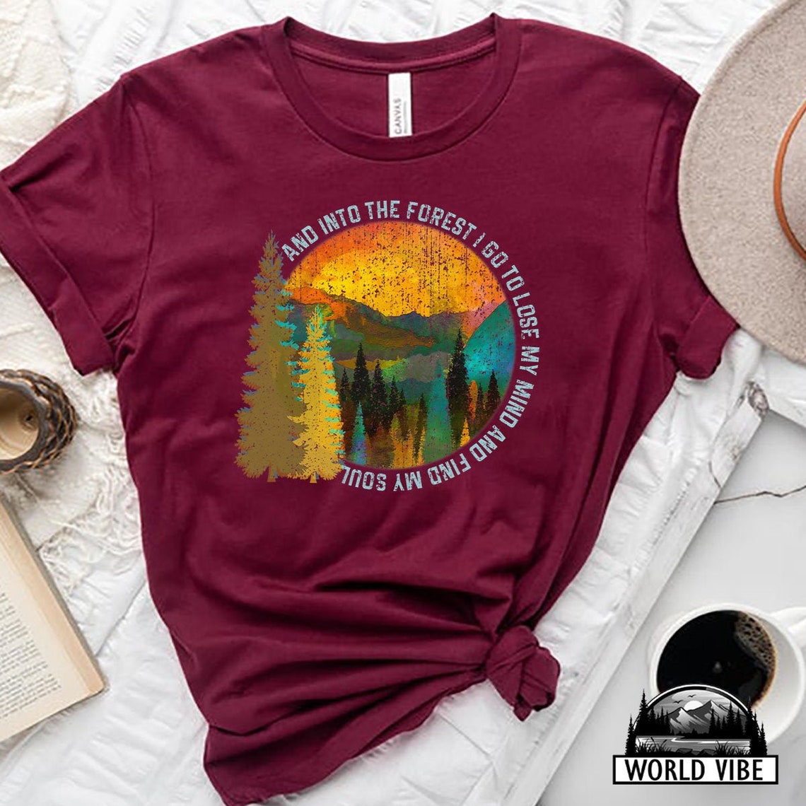 Forest Shirt Into The Forest I Go Hiking Shirt Nature Lover Etsy