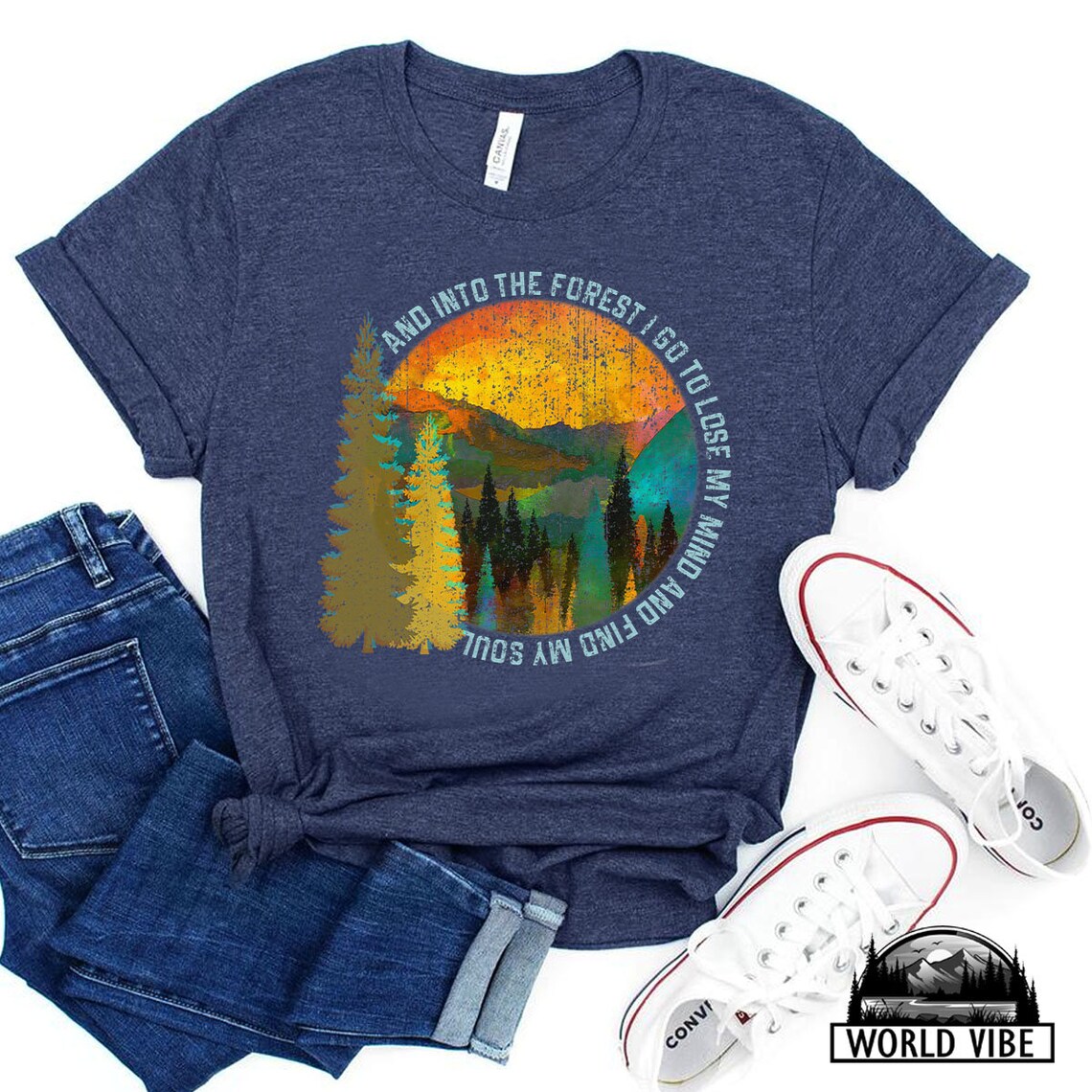 Forest Shirt Into The Forest I Go Hiking Shirt Nature Lover | Etsy
