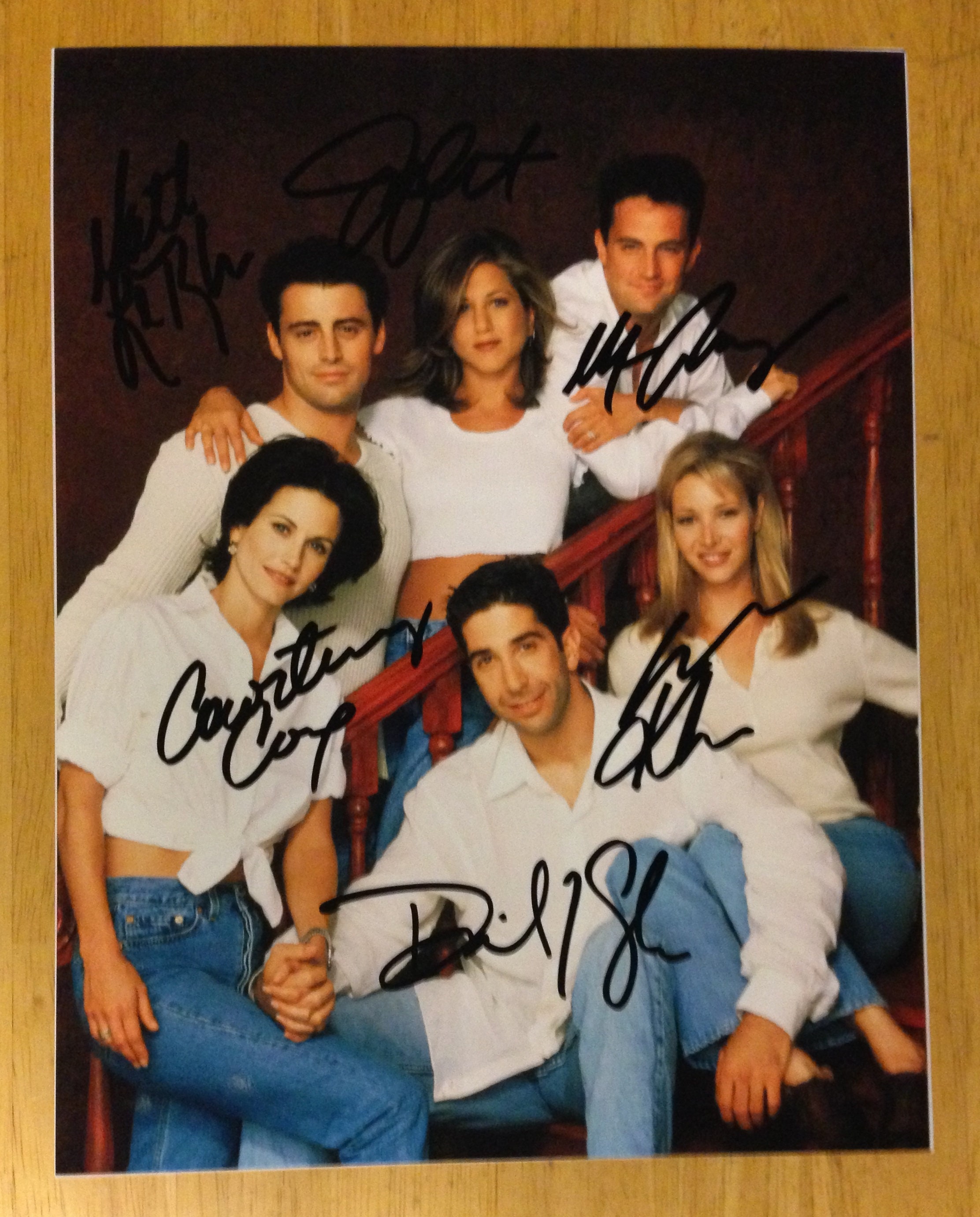 FRIENDS CAST #1 REPRINT SIGNED 8X10 PHOTO AUTOGRAPHED PICTURE CHRISTMAS GIFT 