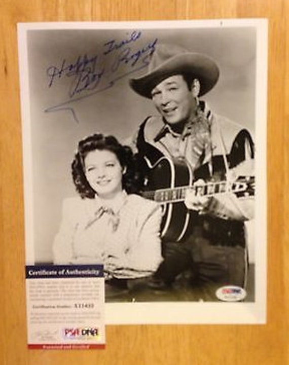 Signed 8x10 Photograph of Roy Rogers and Dale Evans Happy | Etsy