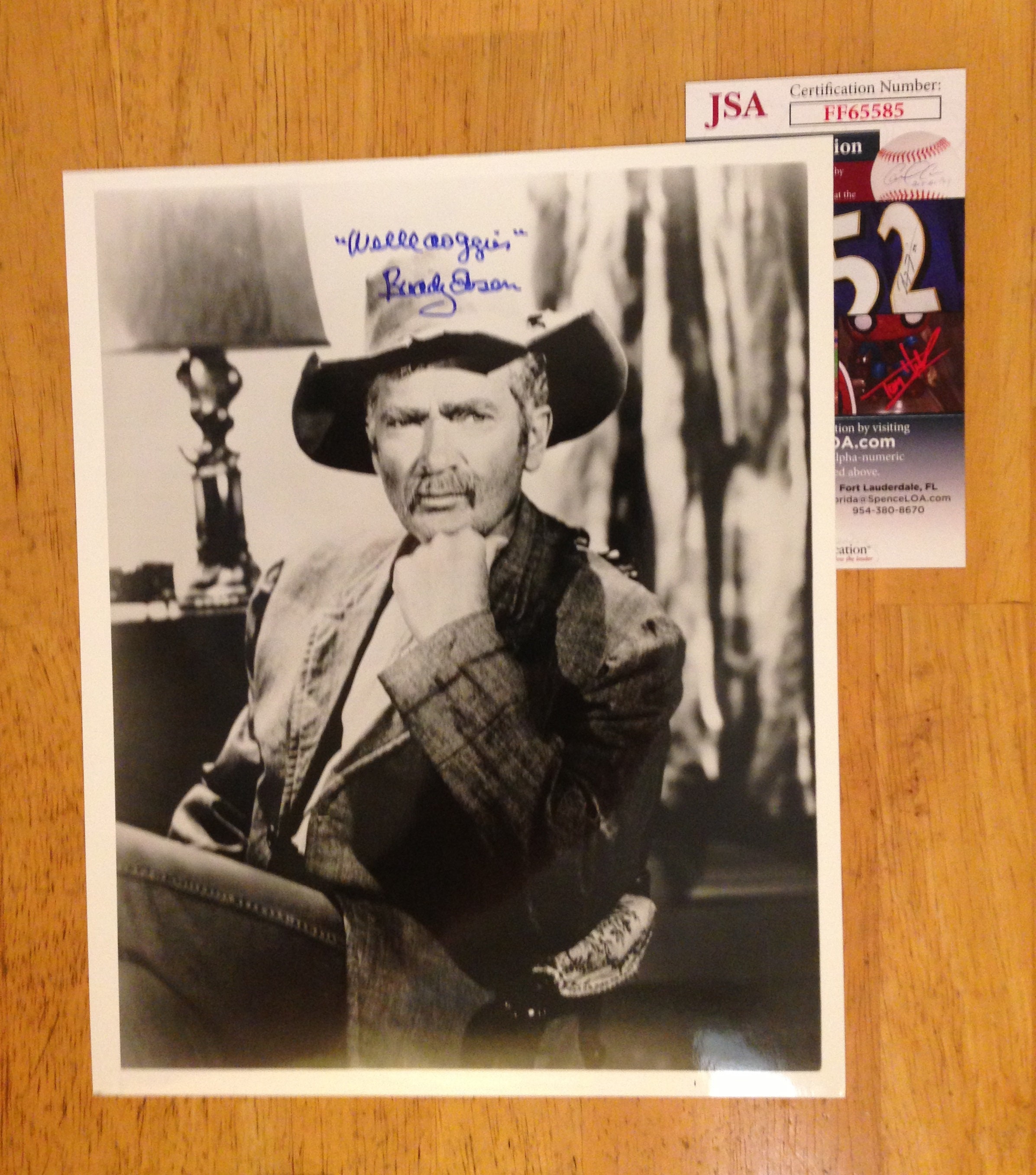 Buddy Ebsen Signed Beverly Hillbillies Authentic 8x10 Photo PSA/DNA