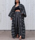 2 piece set pants and kimono bogolan ankara product logo