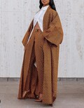2 piece set, pants and kimono product logo
