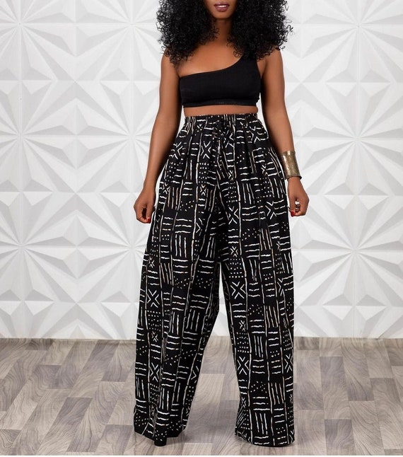 Ankara Palazzo Pants - Etsy
