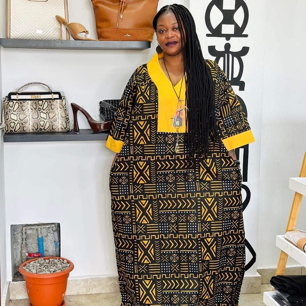 Boubou Fatou in African wax