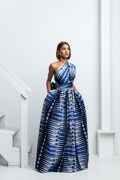 Ankara infinity dress product logo